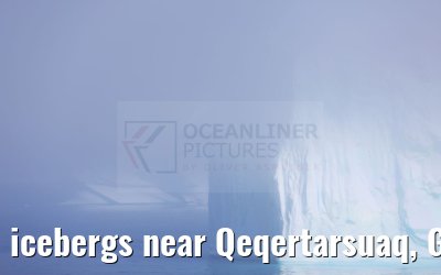 icebergs near Qeqertarsuaq, Greenland 06.08.2024