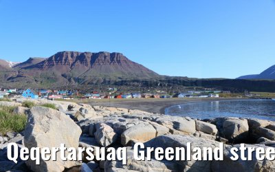 Qeqertarsuaq Greenland street and city impressions 06.08.2024