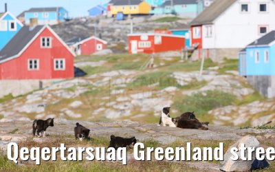 Qeqertarsuaq Greenland street and city impressions 06.08.2024