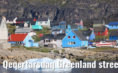 Qeqertarsuaq Greenland street and city impressions 06.08.2024