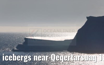 icebergs near Qeqertarsuaq 12.08.2024