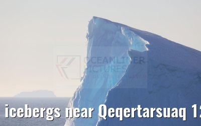 icebergs near Qeqertarsuaq 12.08.2024