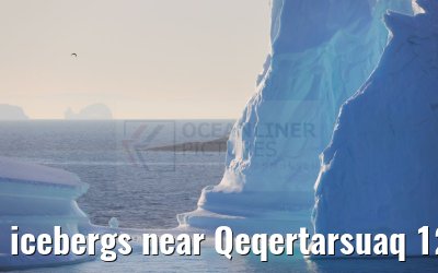 icebergs near Qeqertarsuaq 12.08.2024