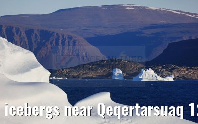 icebergs near Qeqertarsuaq 12.08.2024