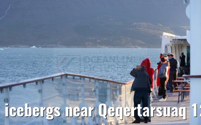 icebergs near Qeqertarsuaq 12.08.2024