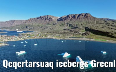 Qeqertarsuaq icebergs Greenland 12.08.2024
