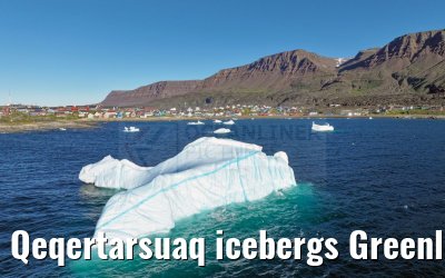 Qeqertarsuaq icebergs Greenland 12.08.2024