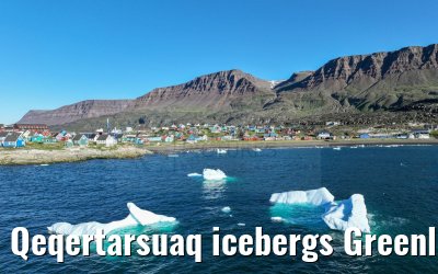 Qeqertarsuaq icebergs Greenland 12.08.2024