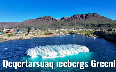 Qeqertarsuaq icebergs Greenland 12.08.2024