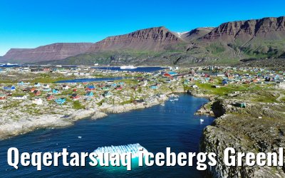 Qeqertarsuaq icebergs Greenland 12.08.2024