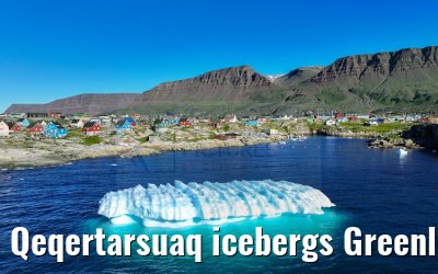 Qeqertarsuaq icebergs Greenland 12.08.2024