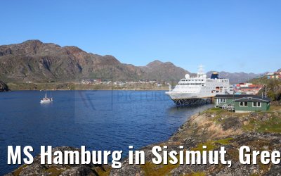 MS Hamburg in Sisimiut, Greenland 05.08.2024