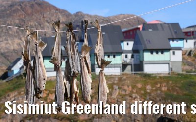 Sisimiut Greenland different street and city impressions 05.08.2024