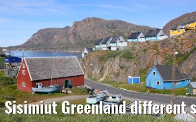 Sisimiut Greenland different street and city impressions 05.08.2024