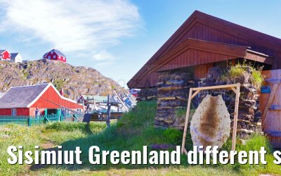 Sisimiut Greenland different street and city impressions 05.08.2024