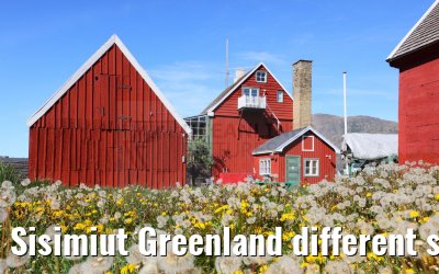 Sisimiut Greenland different street and city impressions 05.08.2024