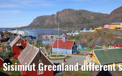 Sisimiut Greenland different street and city impressions 05.08.2024