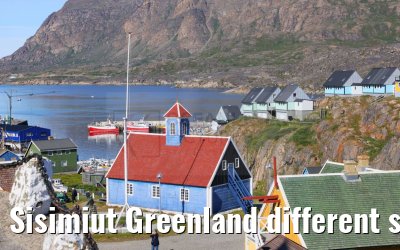 Sisimiut Greenland different street and city impressions 05.08.2024