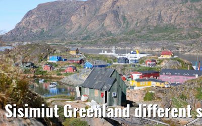 Sisimiut Greenland different street and city impressions 05.08.2024