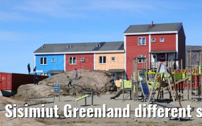 Sisimiut Greenland different street and city impressions 05.08.2024