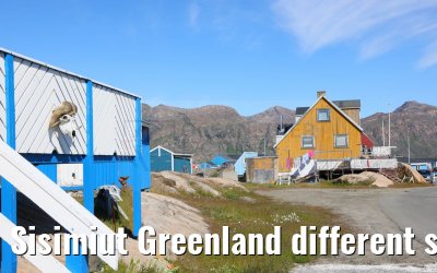 Sisimiut Greenland different street and city impressions 05.08.2024