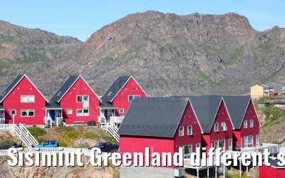 Sisimiut Greenland different street and city impressions 05.08.2024