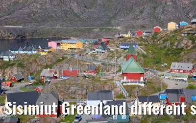 Sisimiut Greenland different street and city impressions 05.08.2024