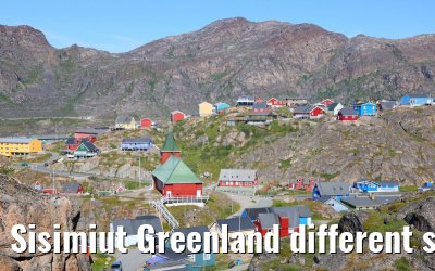 Sisimiut Greenland different street and city impressions 05.08.2024