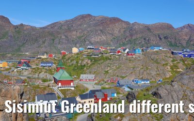 Sisimiut Greenland different street and city impressions 05.08.2024