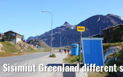 Sisimiut Greenland different street and city impressions 05.08.2024