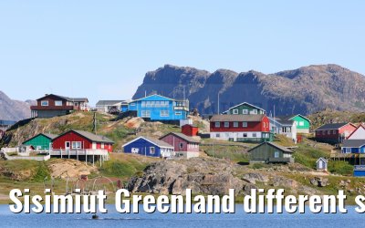Sisimiut Greenland different street and city impressions 05.08.2024