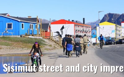 Sisimiut street and city impressions 05.08.2024