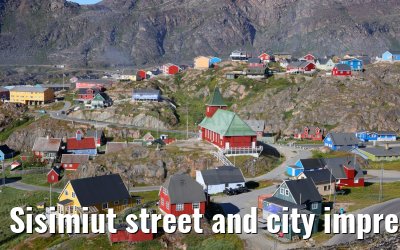 Sisimiut street and city impressions 05.08.2024