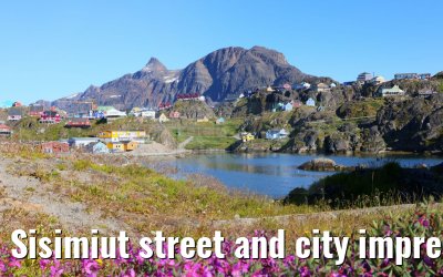 Sisimiut street and city impressions 05.08.2024