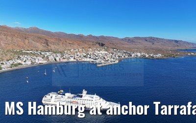 MS Hamburg at anchor Tarrafal 16.02.2025