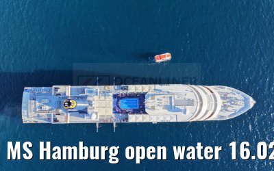 MS Hamburg open water 16.02.2025