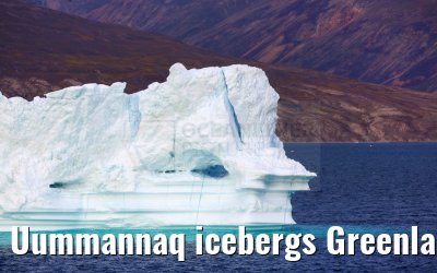 Uummannaq icebergs Greenland 13.08.2024