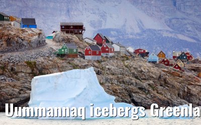 Uummannaq icebergs Greenland 13.08.2024
