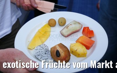 exotische Früchte vom Markt aus Thailand MS Hamburg 28.01.2016