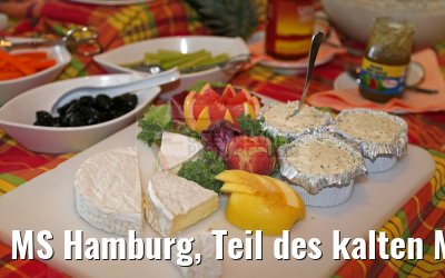 MS Hamburg, Teil des kalten Mittagsbuffets 04.02.2016