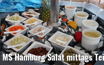 MS Hamburg Salat mittags Teilansicht