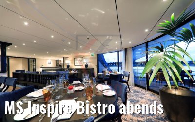 MS Inspire Bistro abends