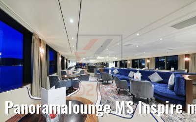 Panoramalounge MS Inspire mit Seitenbeleuchtung