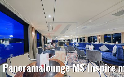 Panoramalounge MS Inspire mit Seitenbeleuchtung