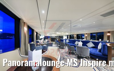 Panoramalounge MS Inspire mit Seitenbeleuchtung