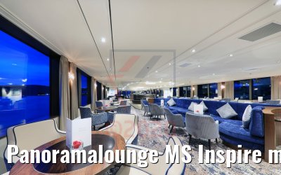 Panoramalounge MS Inspire mit Seitenbeleuchtung