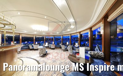 Panoramalounge MS Inspire mit Seitenbeleuchtung