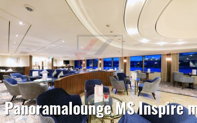 Panoramalounge MS Inspire mit Seitenbeleuchtung
