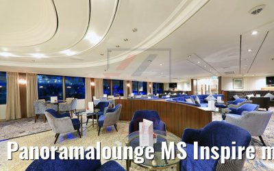 Panoramalounge MS Inspire mit Seitenbeleuchtung