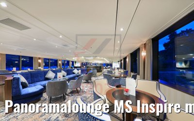 Panoramalounge MS Inspire mit Seitenbeleuchtung